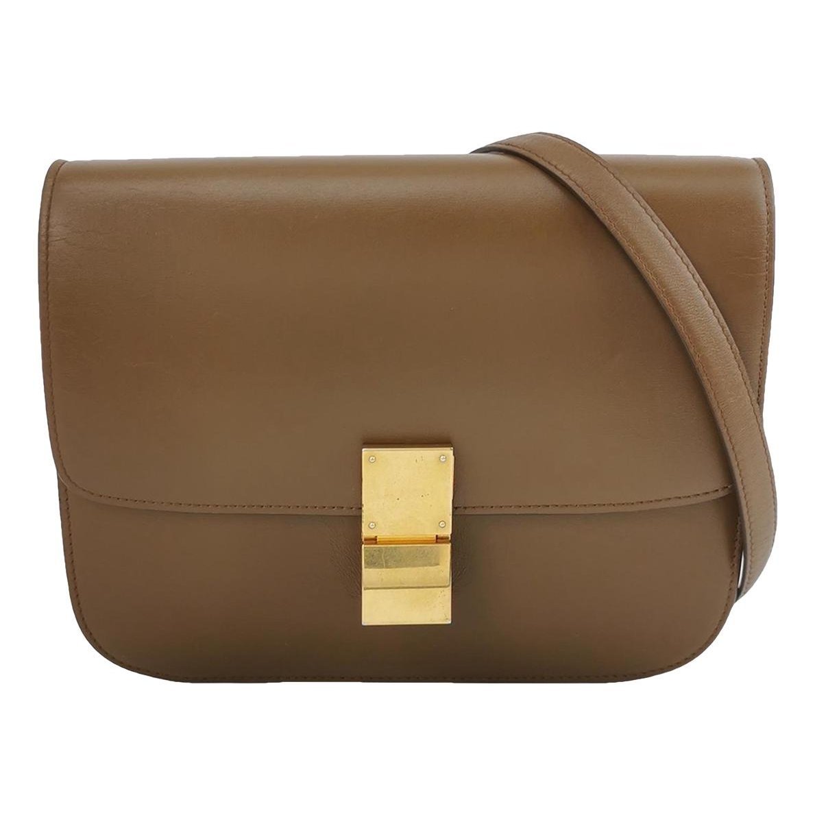 Classic leather crossbody bag
