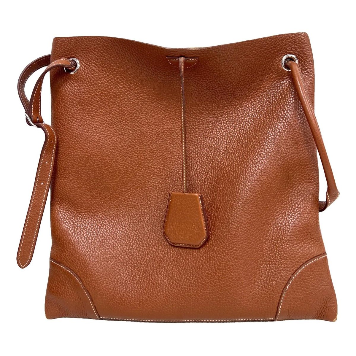 Silk City leather handbag