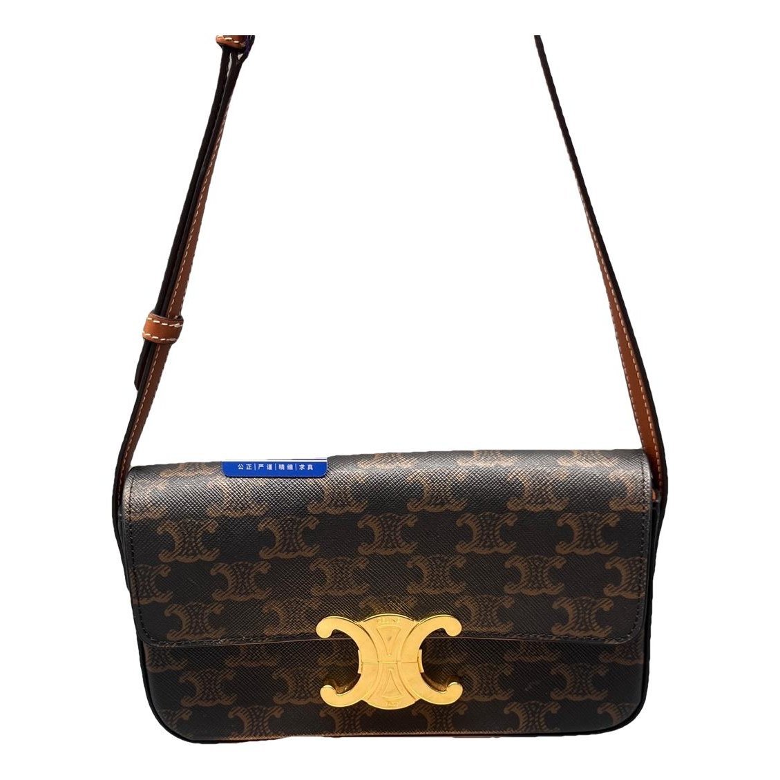 Triomphe Long leather handbag