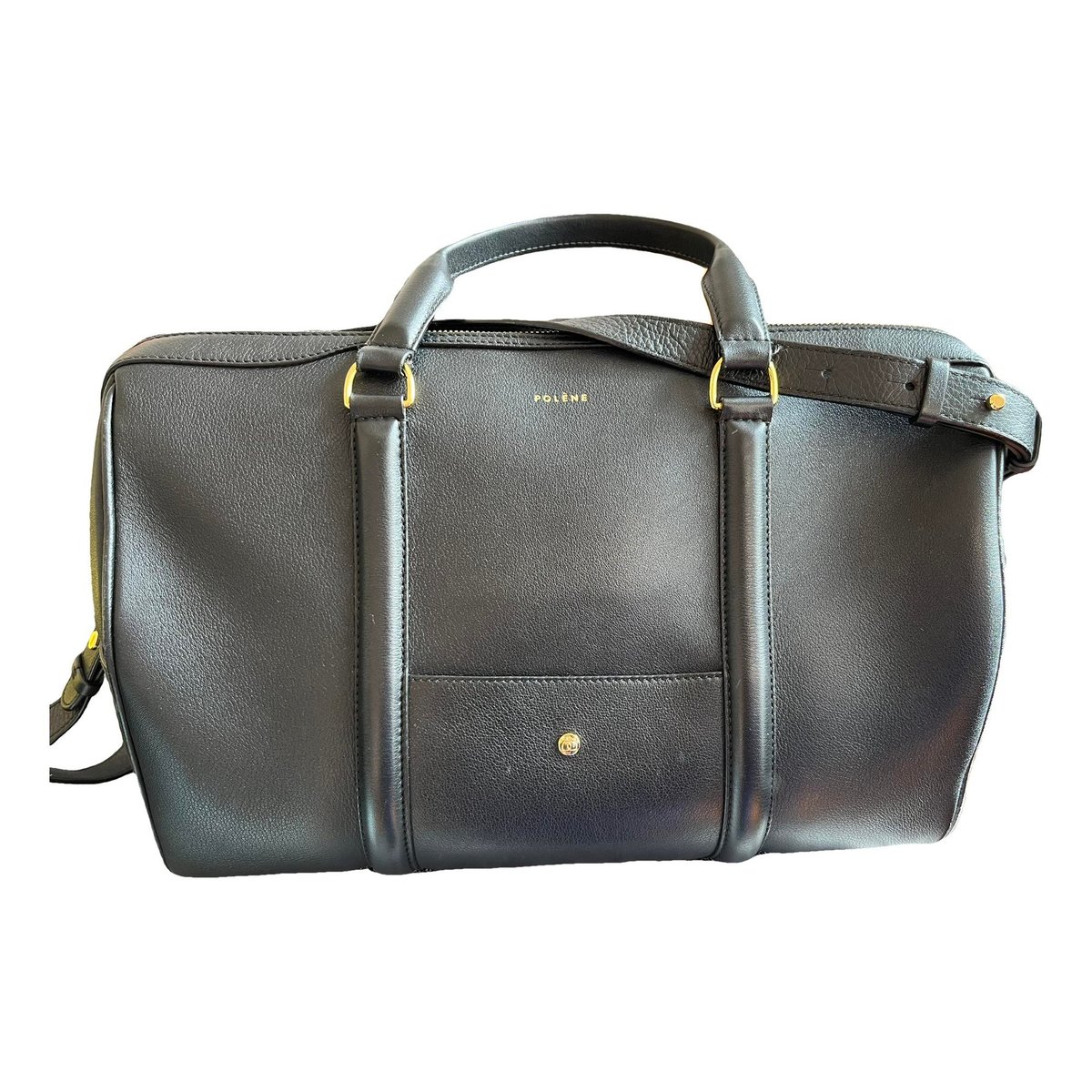 Leather bowling bag