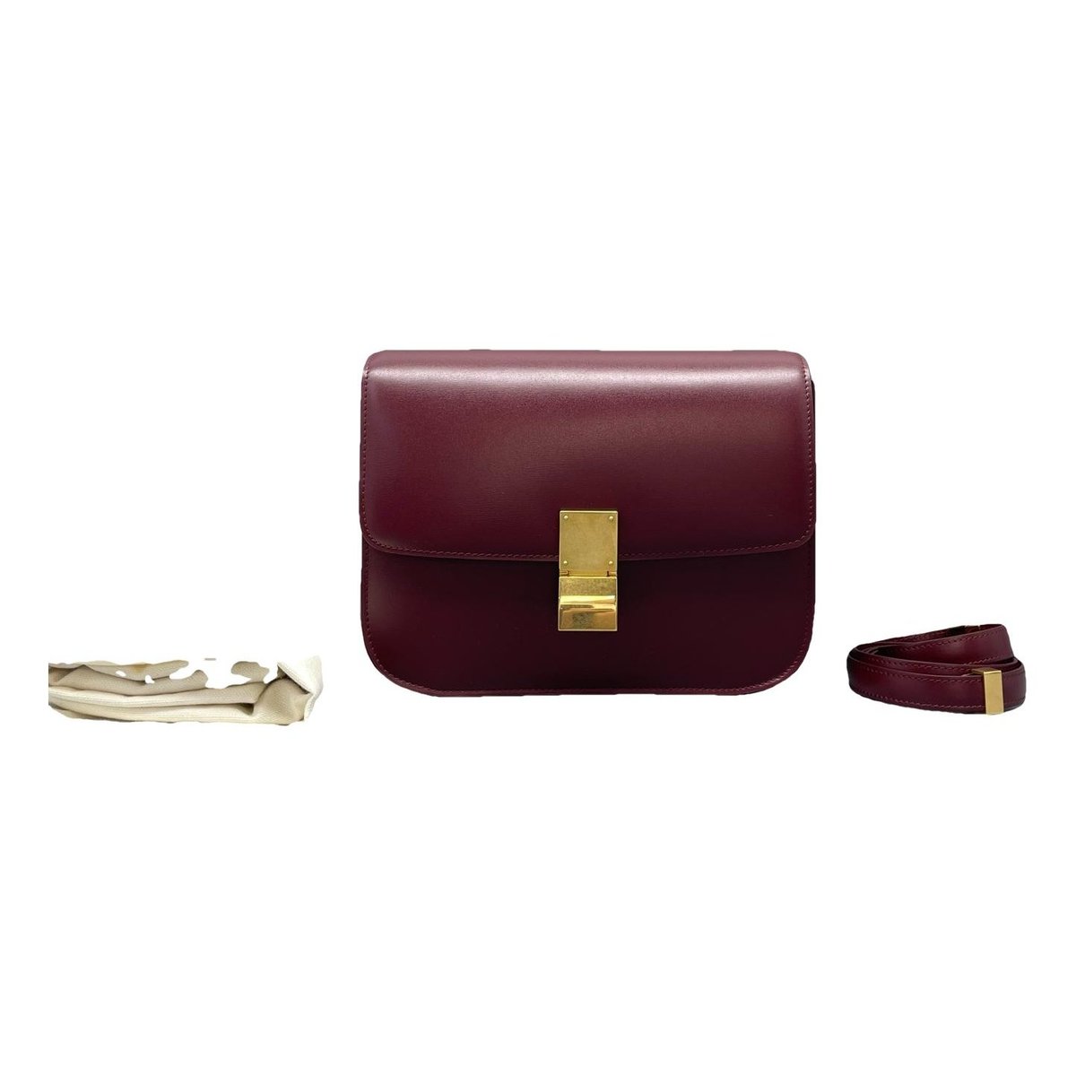 Classic leather handbag