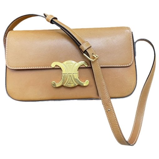 Triomphe Long leather handbag