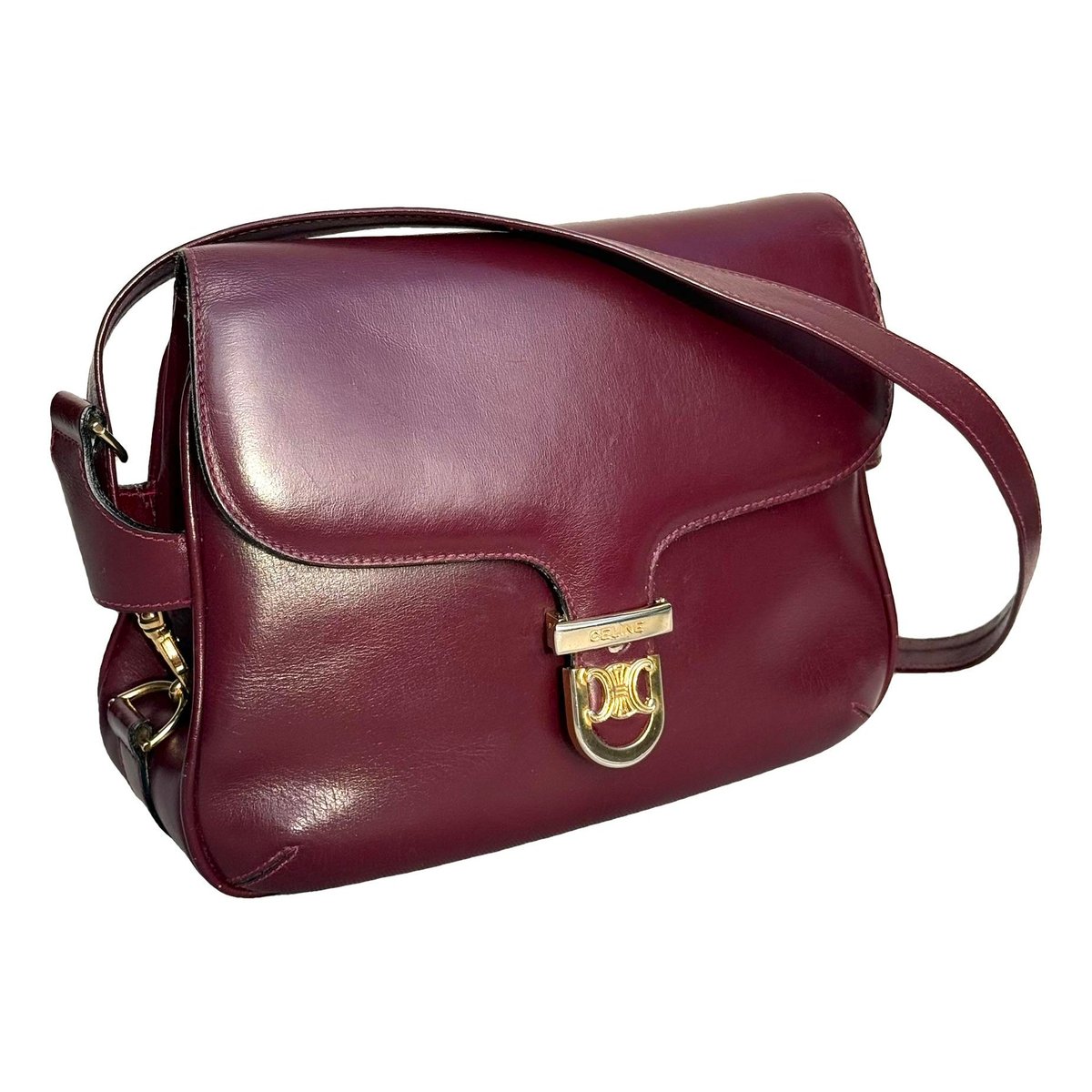 Triomphe leather handbag