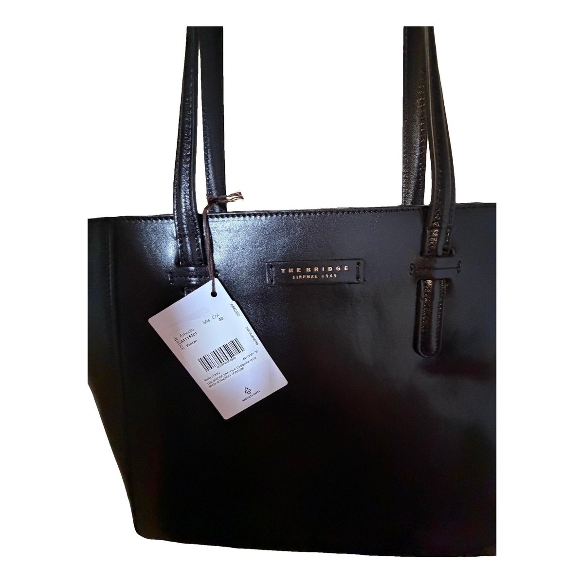 Leather handbag