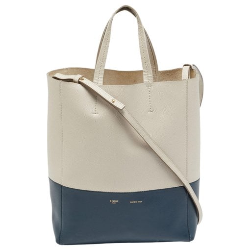 Cabas leather tote