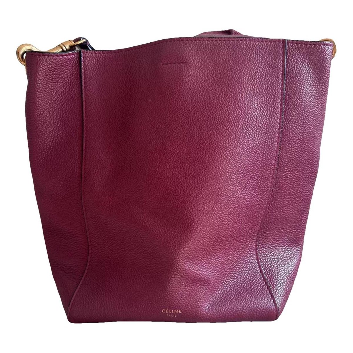 Seau Sangle leather tote