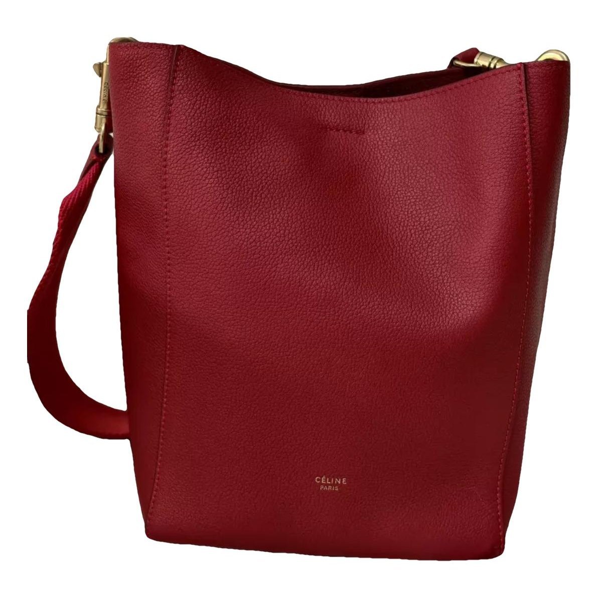 Seau Sangle leather tote