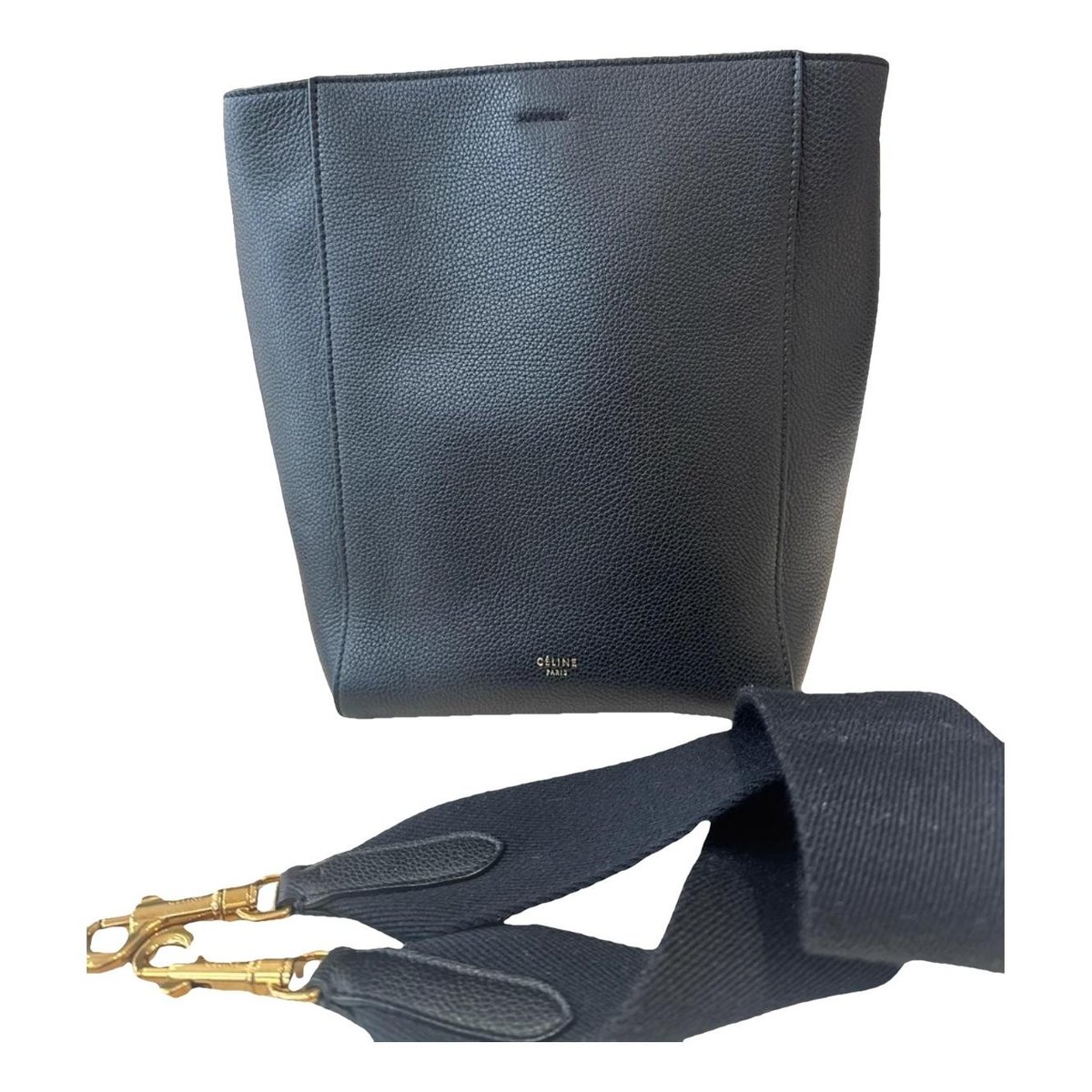 Seau Sangle leather tote