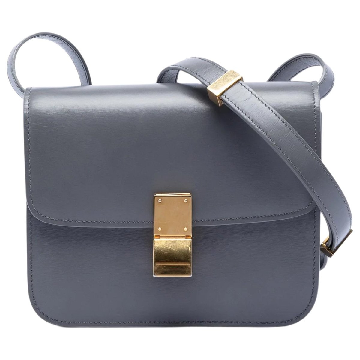 Classic leather crossbody bag