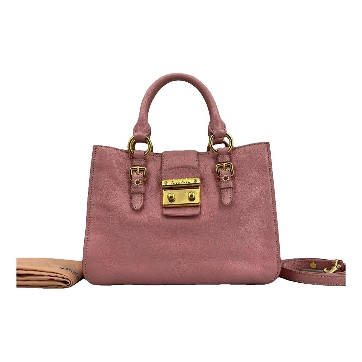 Miu Confidential leather crossbody bag