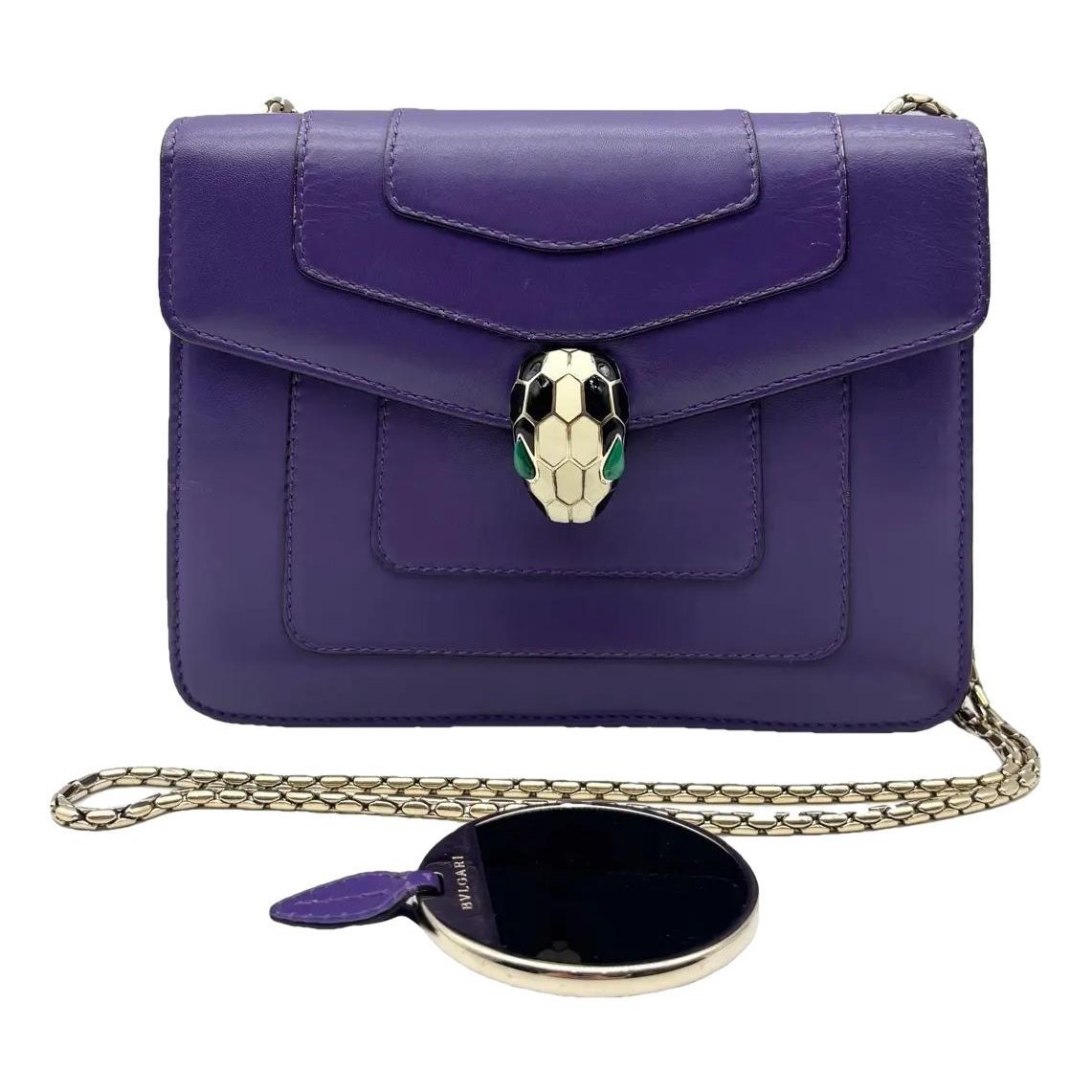 Serpenti leather crossbody bag