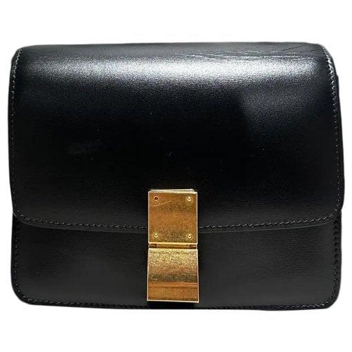Classic leather crossbody bag