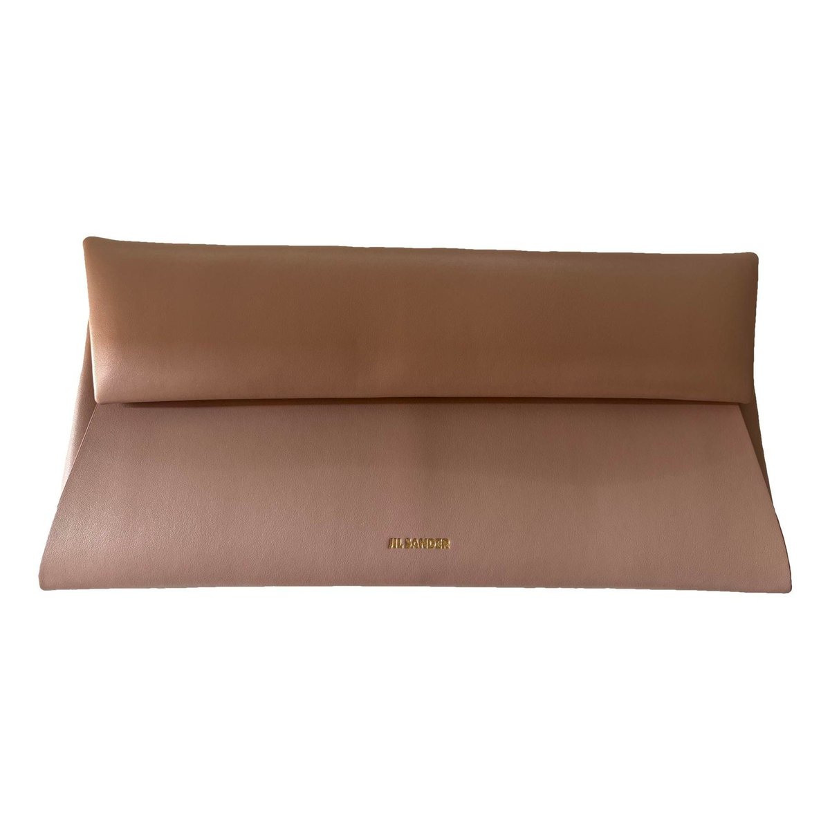 Leather clutch bag