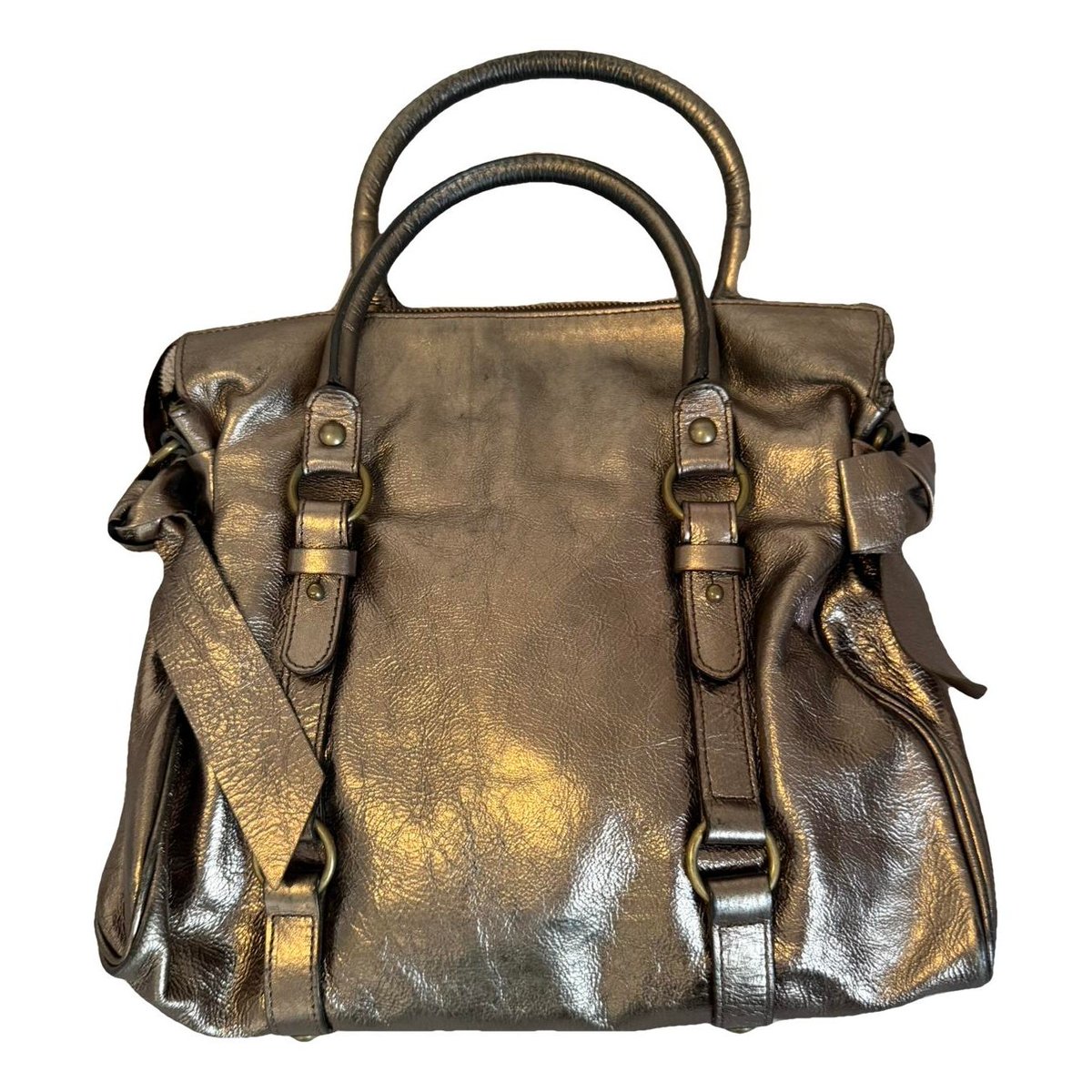 Leather handbag