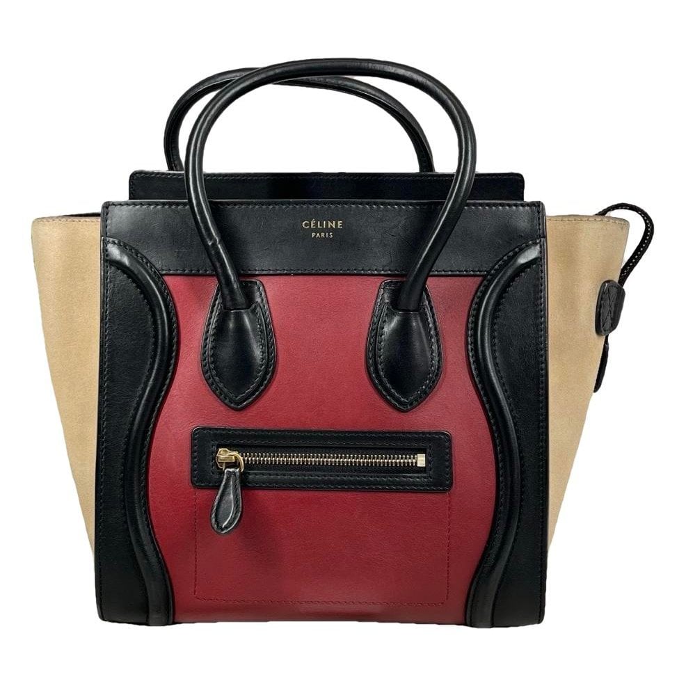Luggage leather handbag