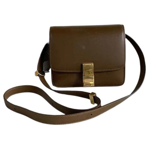 Classic leather crossbody bag