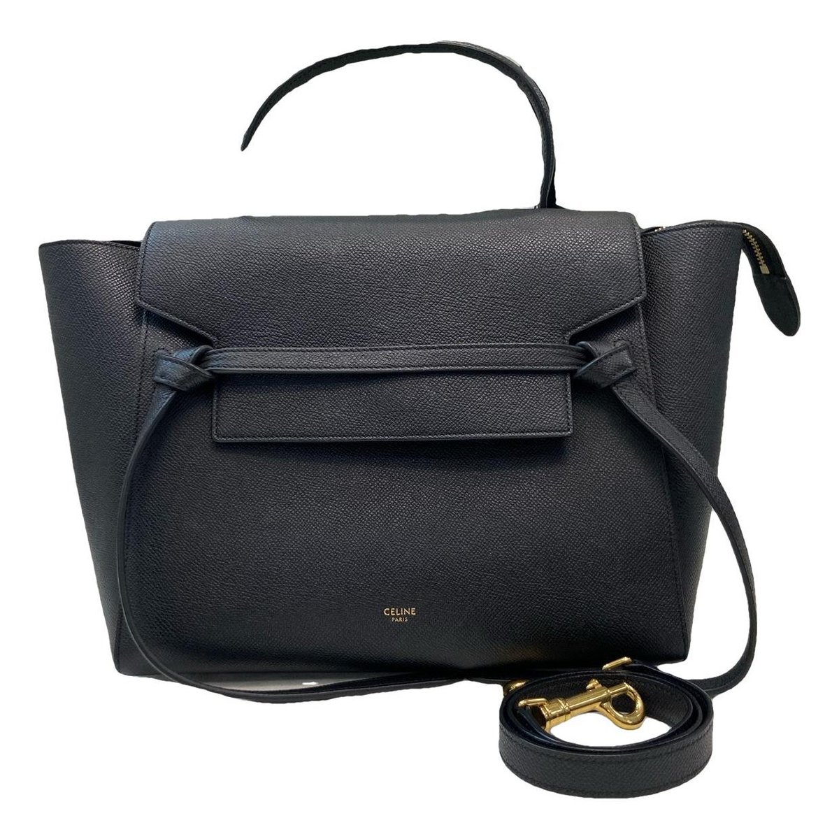 Belt leather handbag