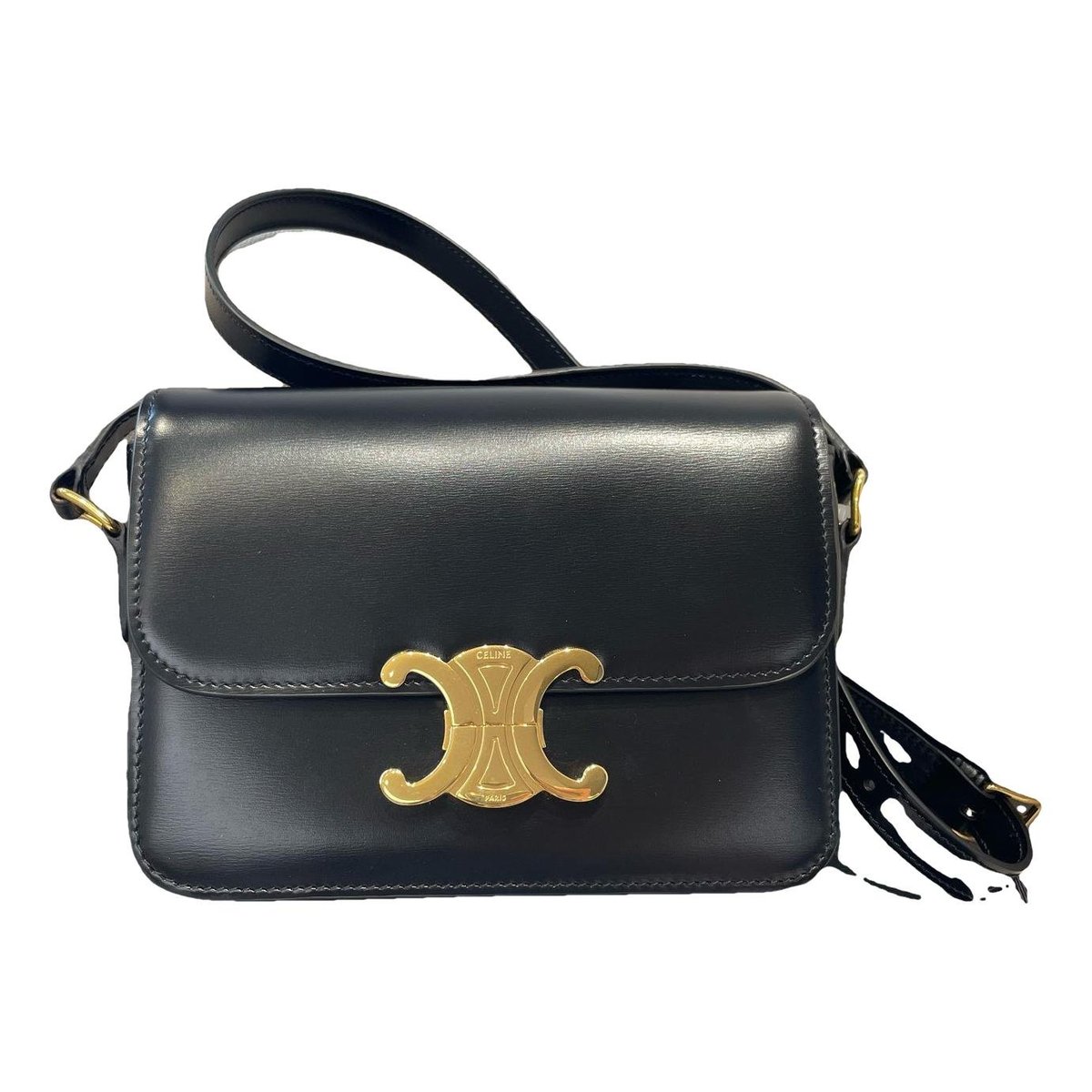 Triomphe leather handbag
