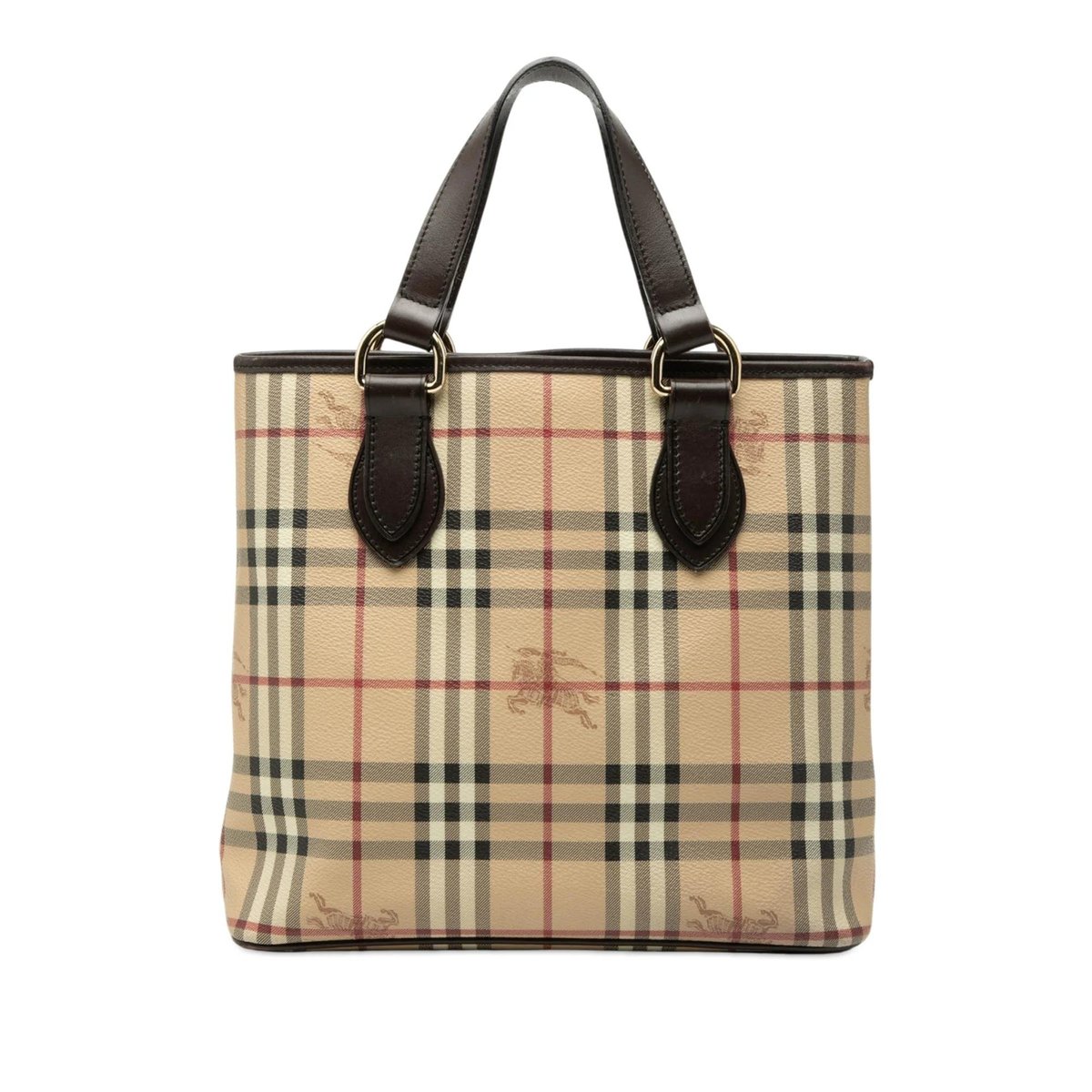 Pocket leather tote