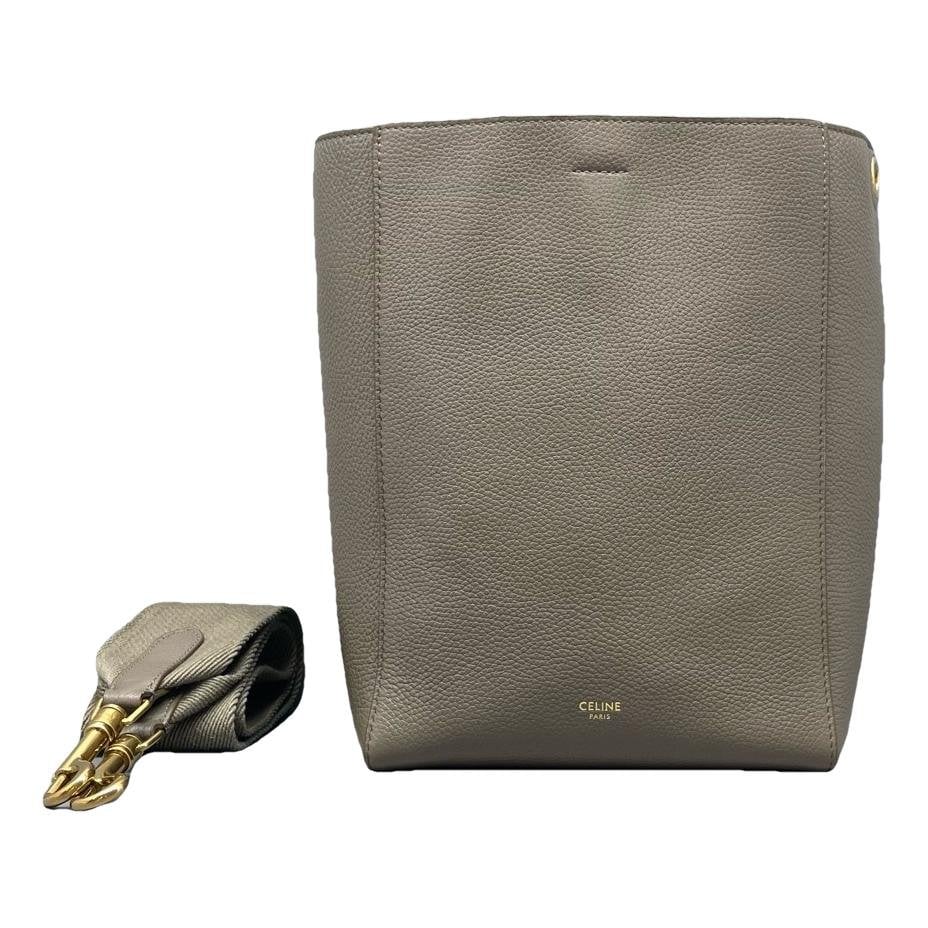 Seau Sangle leather handbag