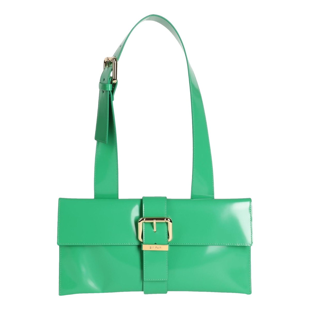 Patent leather handbag