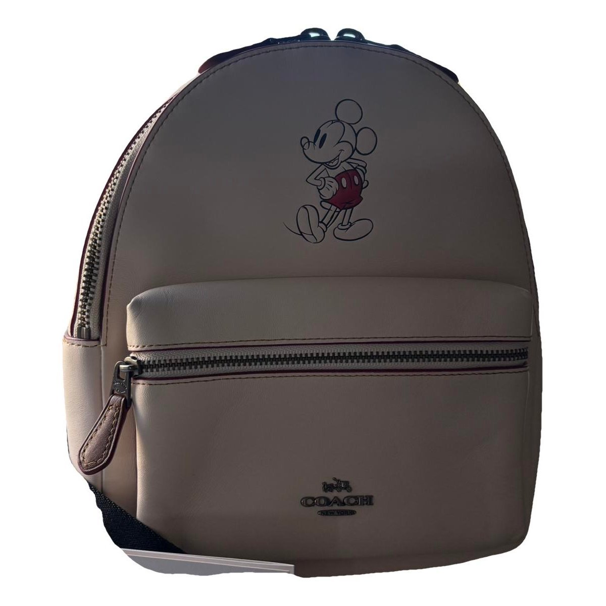 Disney collection leather backpack