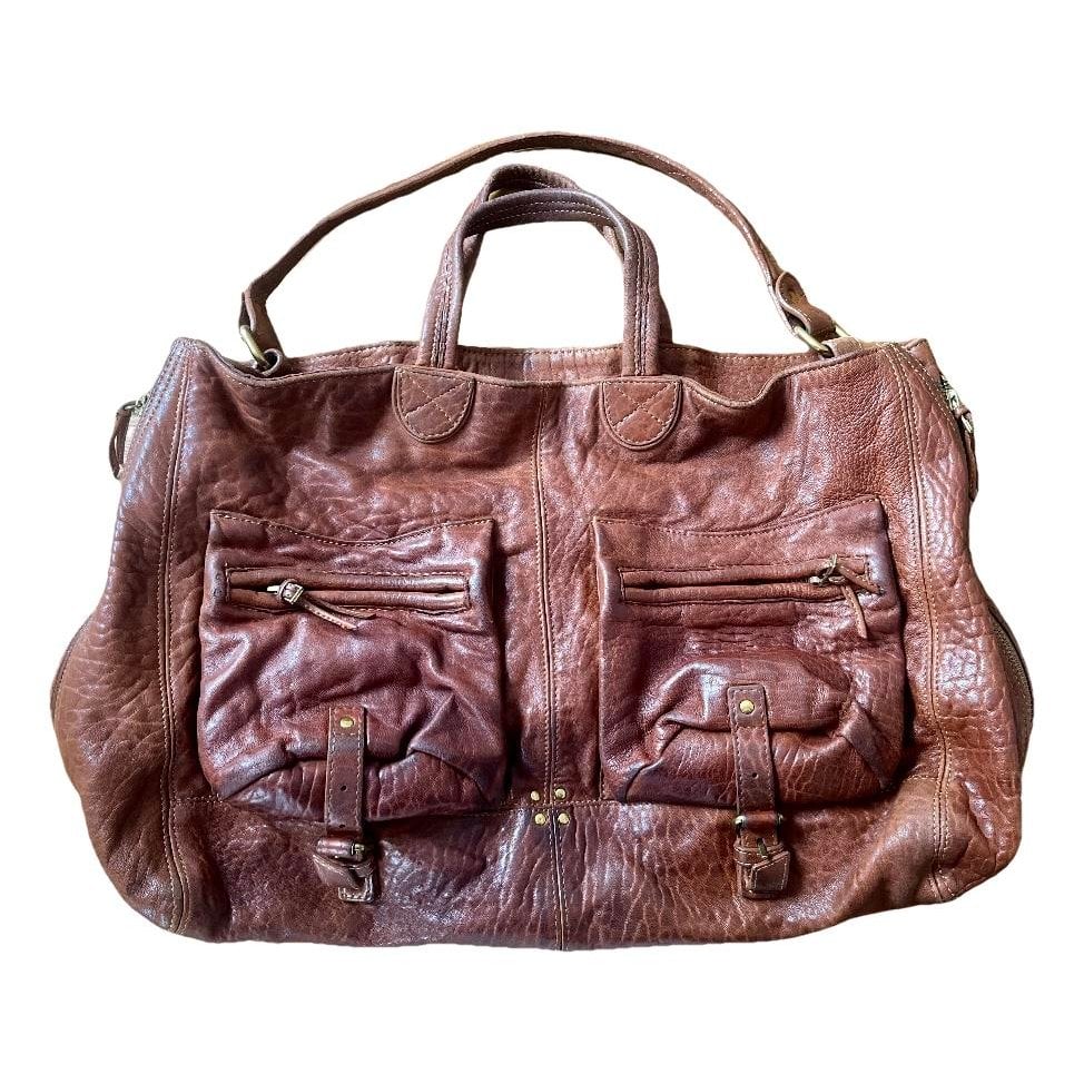 Max leather tote