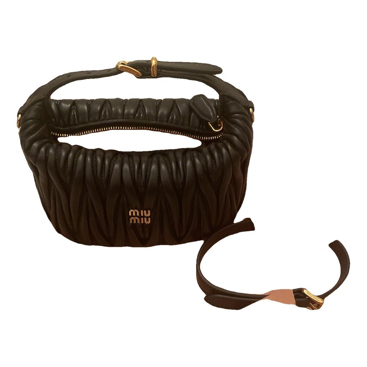 Miu Wander leather handbag