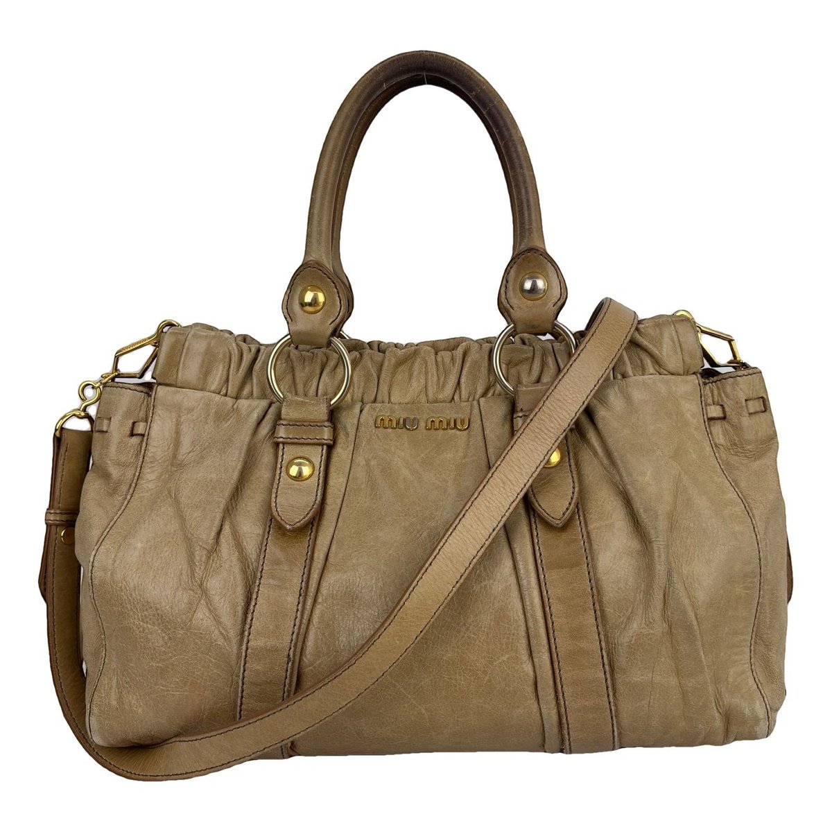 Vitello leather handbag