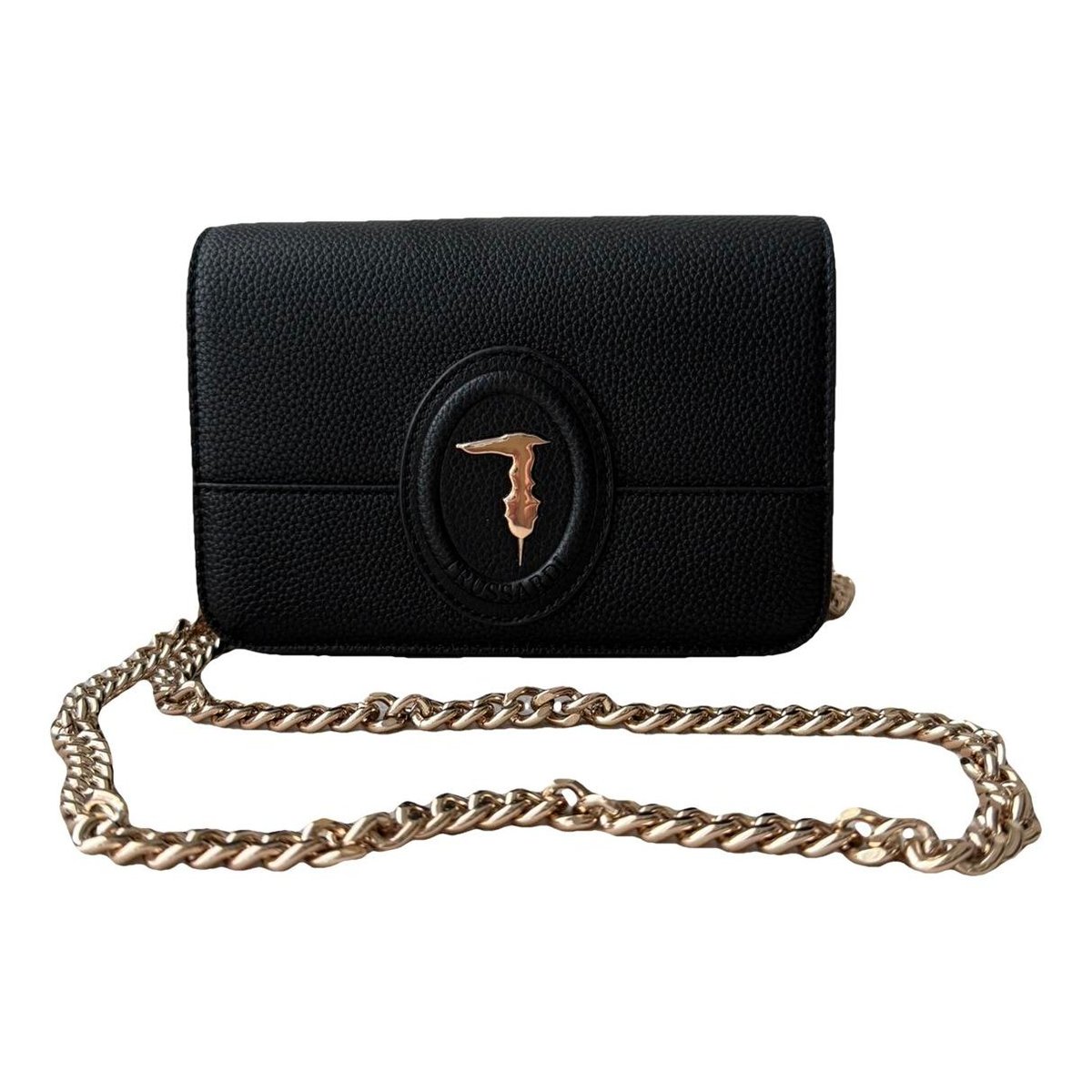 Leather clutch bag