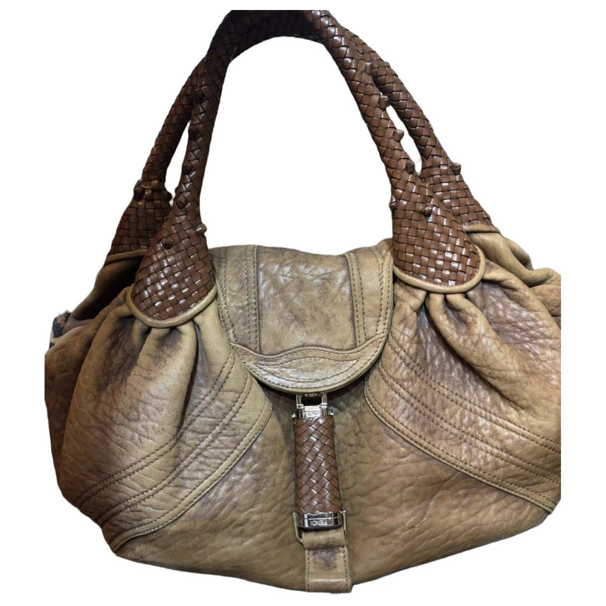 Spy leather handbag