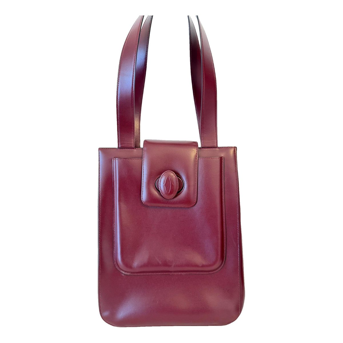 Panthère leather handbag