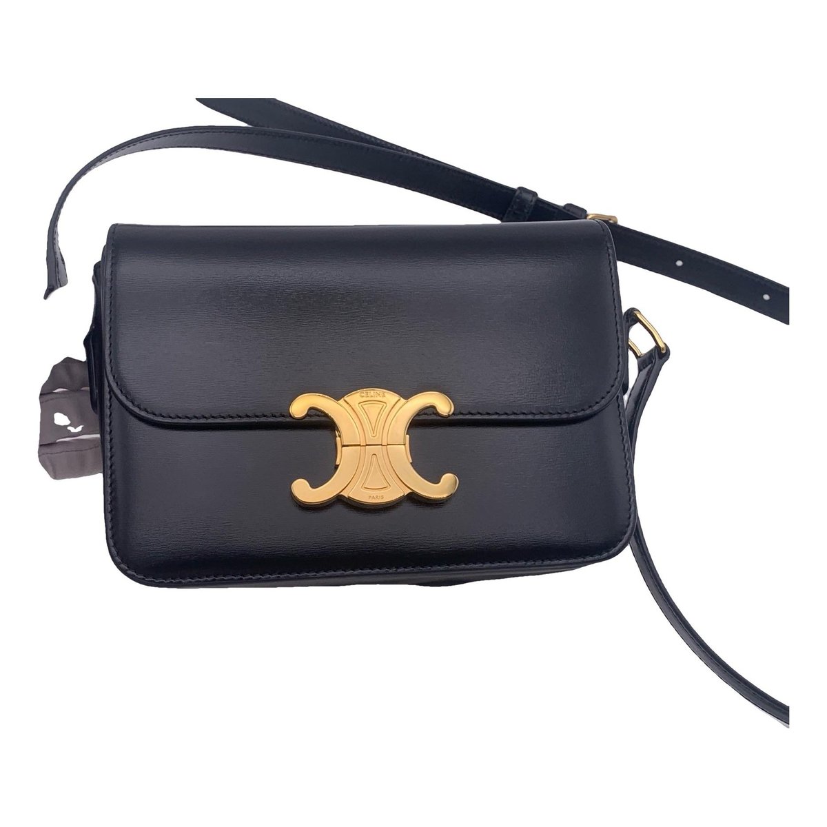 Triomphe leather handbag
