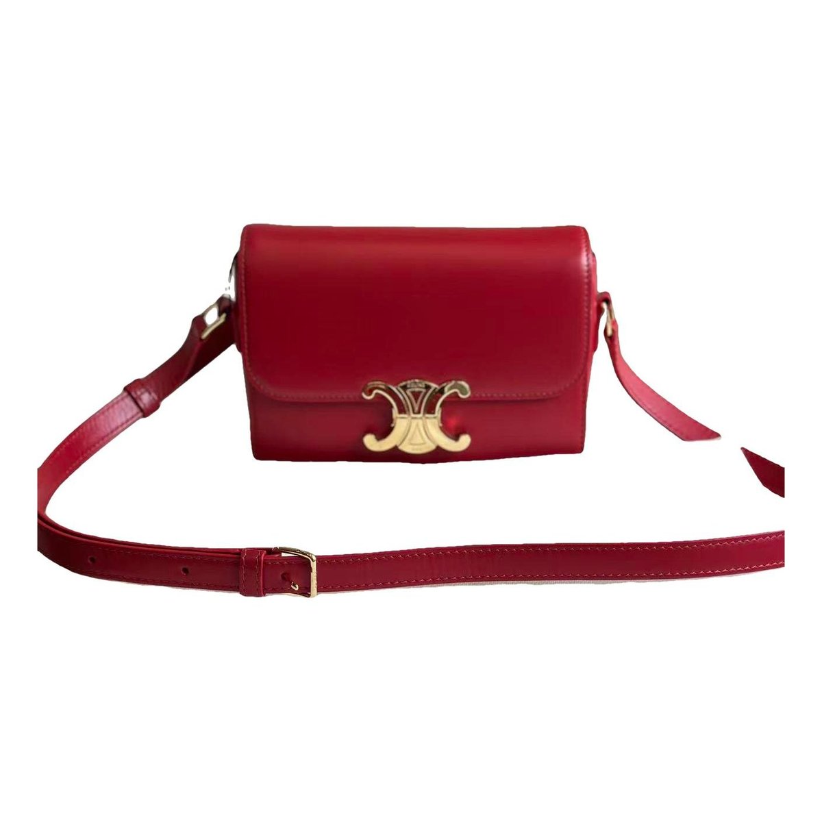 Triomphe leather handbag