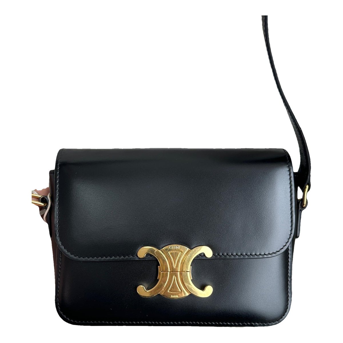 Triomphe leather handbag