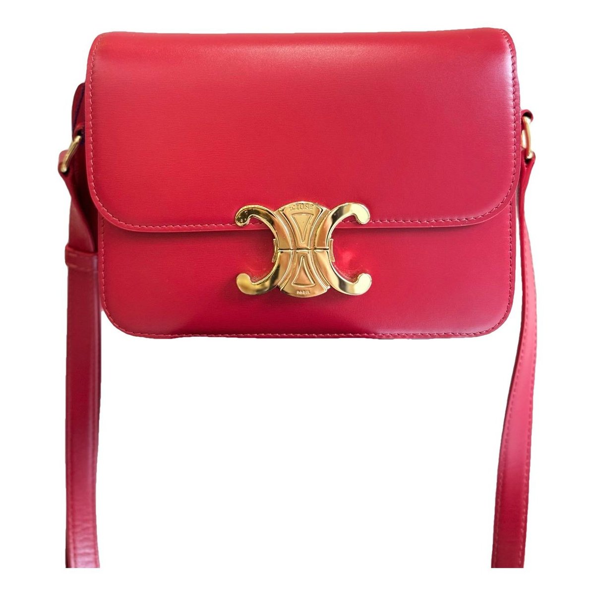 Triomphe leather handbag