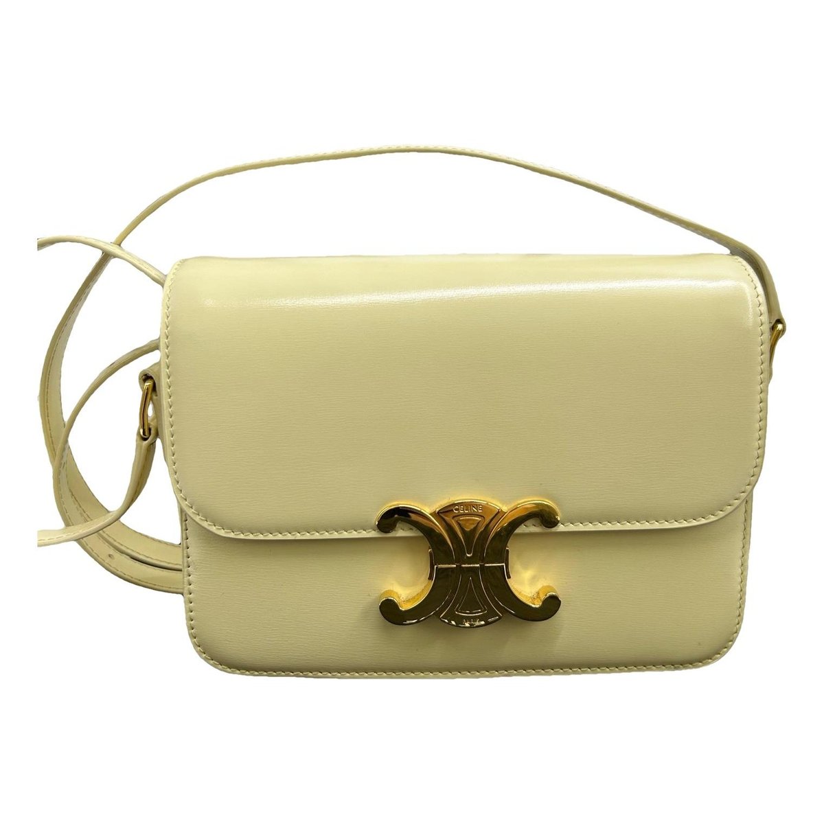 Triomphe leather handbag