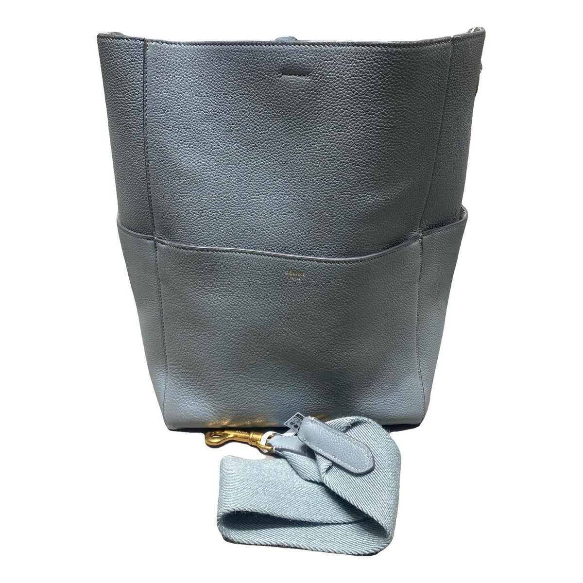 Seau Sangle leather handbag