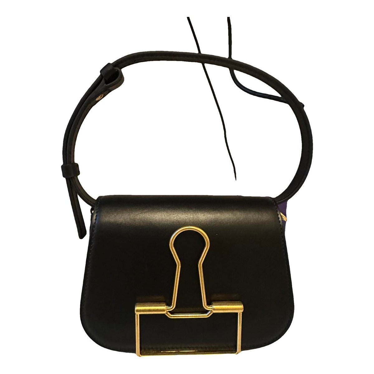Binder pony-style calfskin crossbody bag