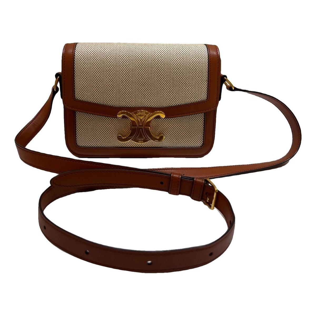 Triomphe cloth handbag