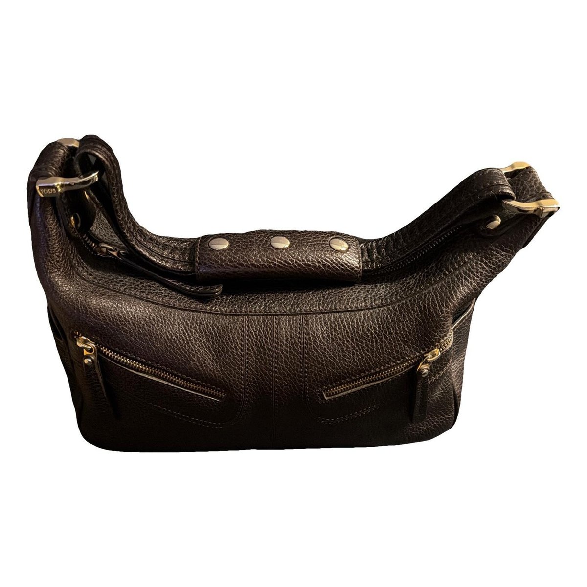 Wave leather mini bag