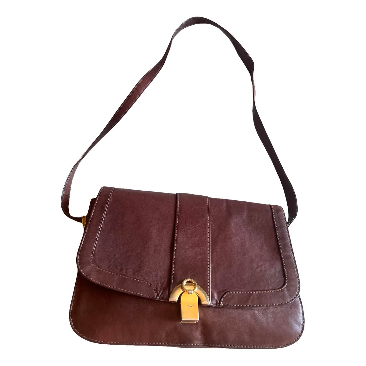 Ecossais leather handbag