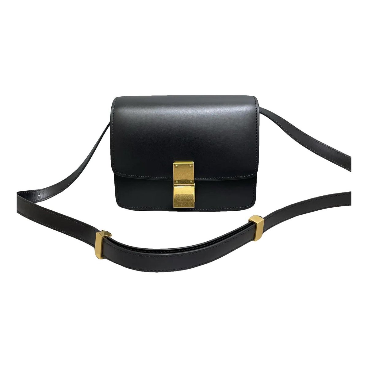 Classic leather crossbody bag