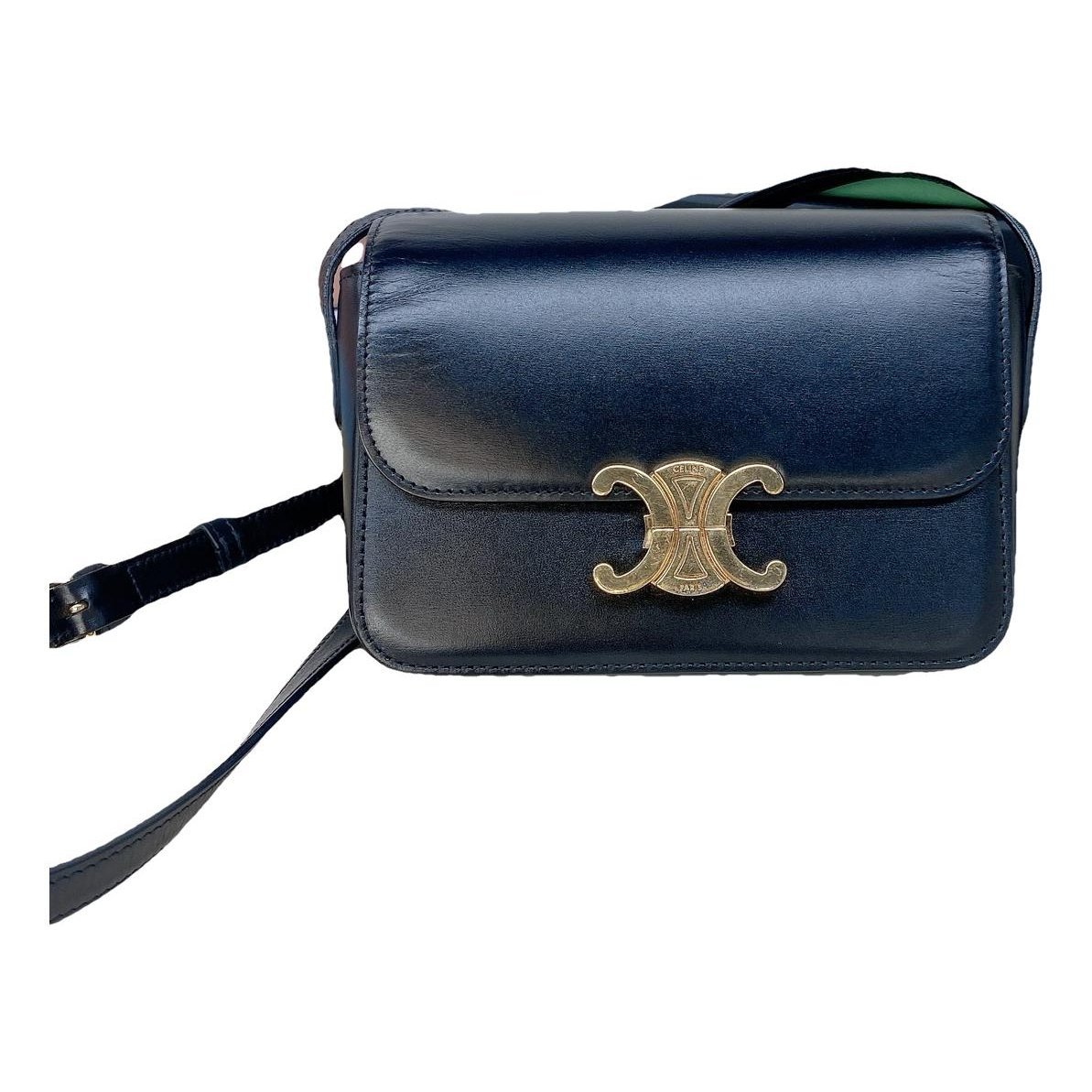 Triomphe leather handbag
