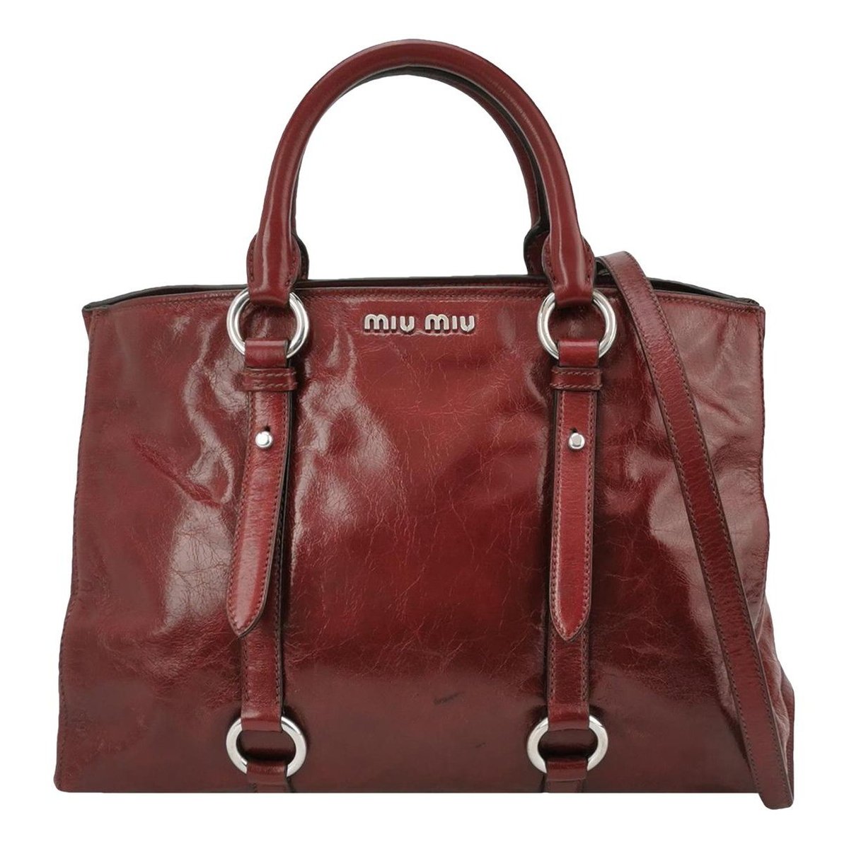 Vitello leather crossbody bag