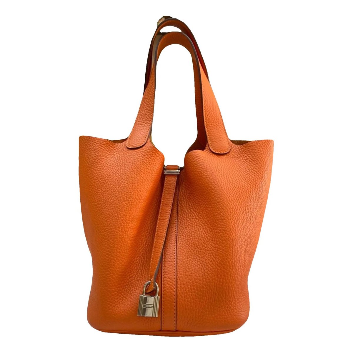 Picotin leather handbag