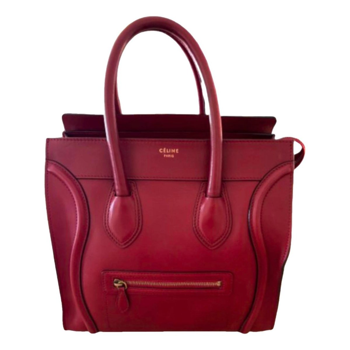 Luggage leather handbag