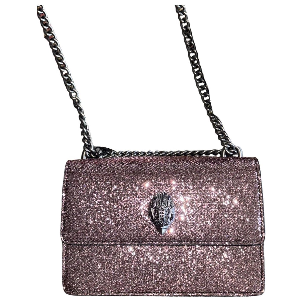 Glitter clutch bag