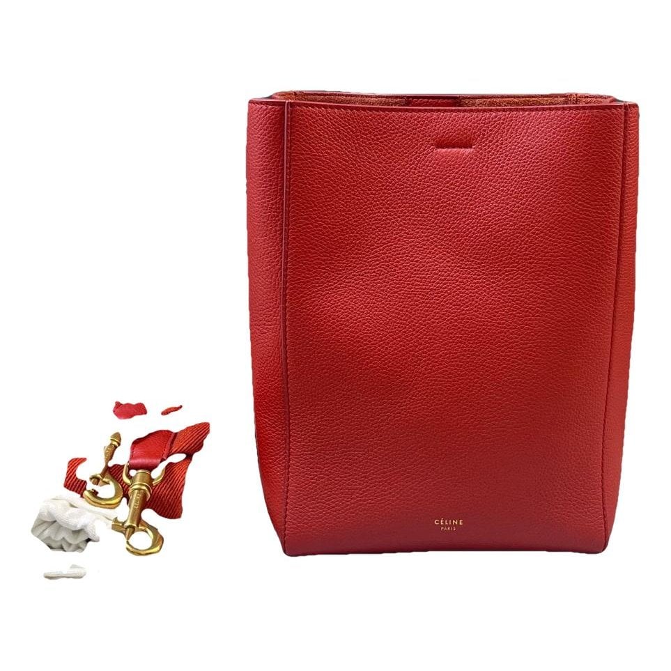 Seau Sangle leather tote
