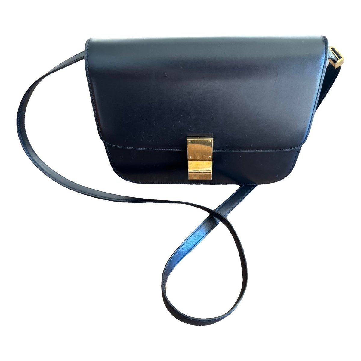 Classic leather crossbody bag